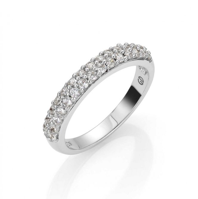 Hovedbilde Ring i sølv med zirkonia, ref.211338