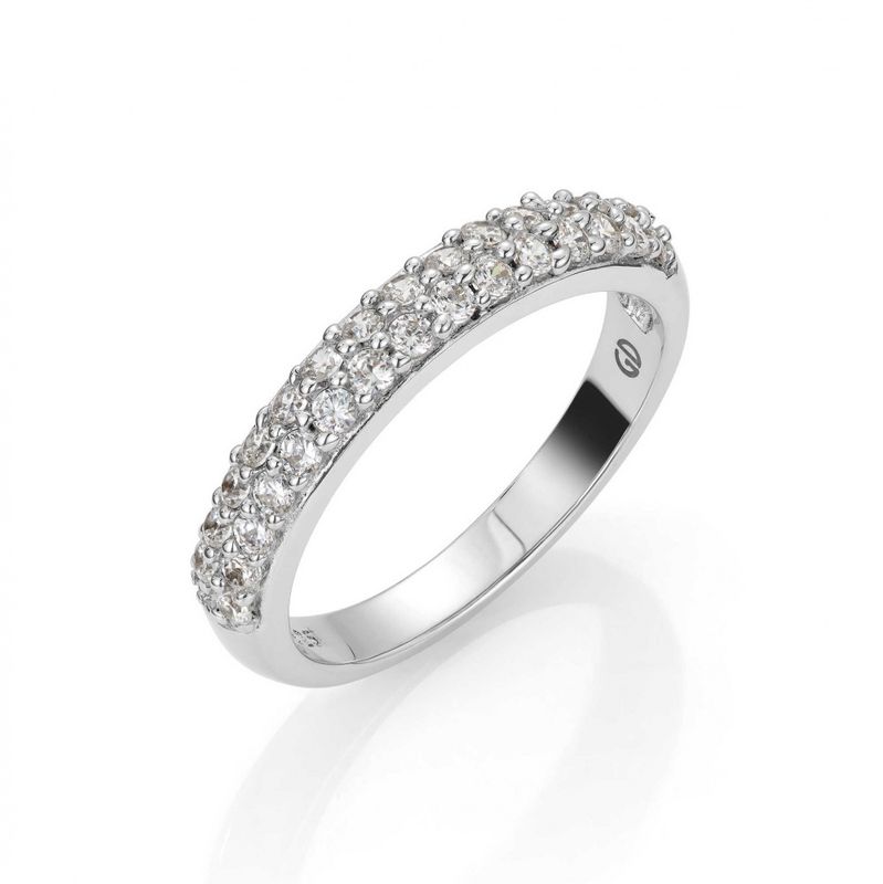Ring i sølv med zirkonia, ref.211338