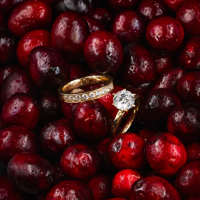 Hovedbilde Ring RADIANT 585 gull med LAB grown diamanter ...