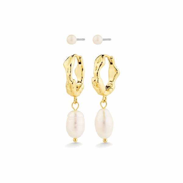 Hovedbilde PILGRIM JONNE perleøredobber – 2-i-1 sett, ...