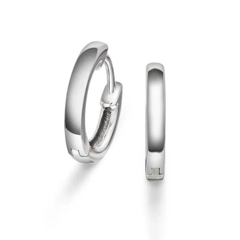 Pan Jewelry øreringer i sølv 15mm
