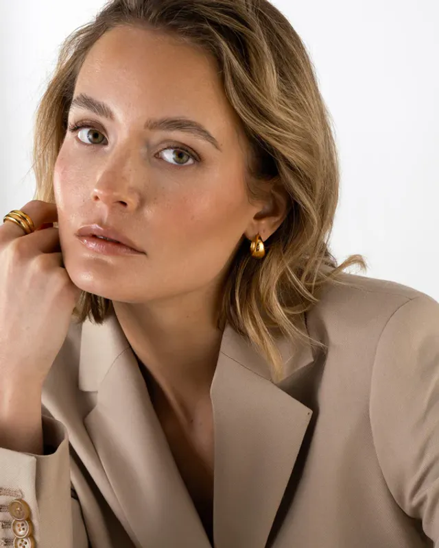 Mockberg Ørepynt - Bold Hoops Gold (Large)  MO146