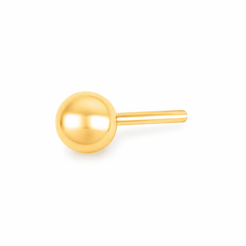 SON OF NOA forgylt sølvørestikk kule 4mm 1 stk.