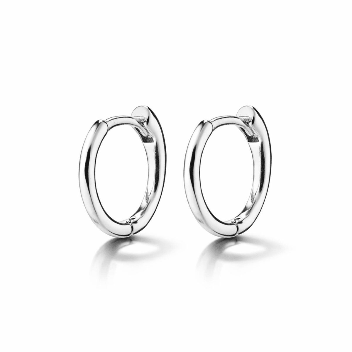 PILGRIM EANNA øredobber, sølvbelagt  Ø12mm