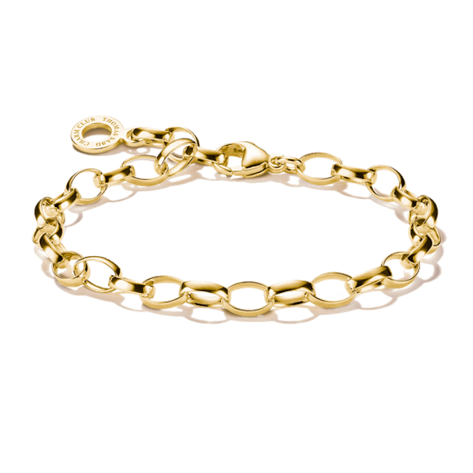 Hovedbilde THOMAS SABO 19,5cm, charms- armbånd i forgylt ...