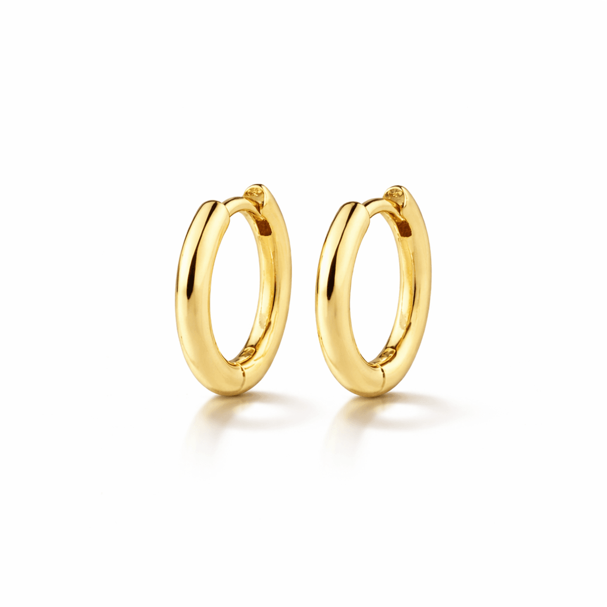 PILGRIM CHARM øredobber, gullbelagt-  Ø15mm