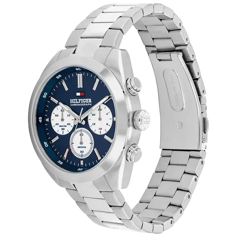 Tommy Hilfiger Herre, Ø40mm, Blå