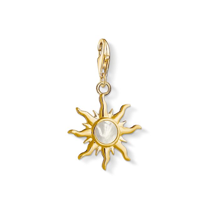 Hovedbilde THOMAS SABO charm, sol med perlemor, sølv