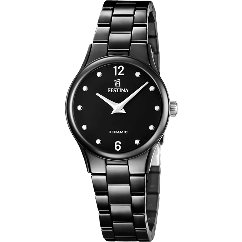 Festina Ø30,5mm 30m' Ceramic, sort