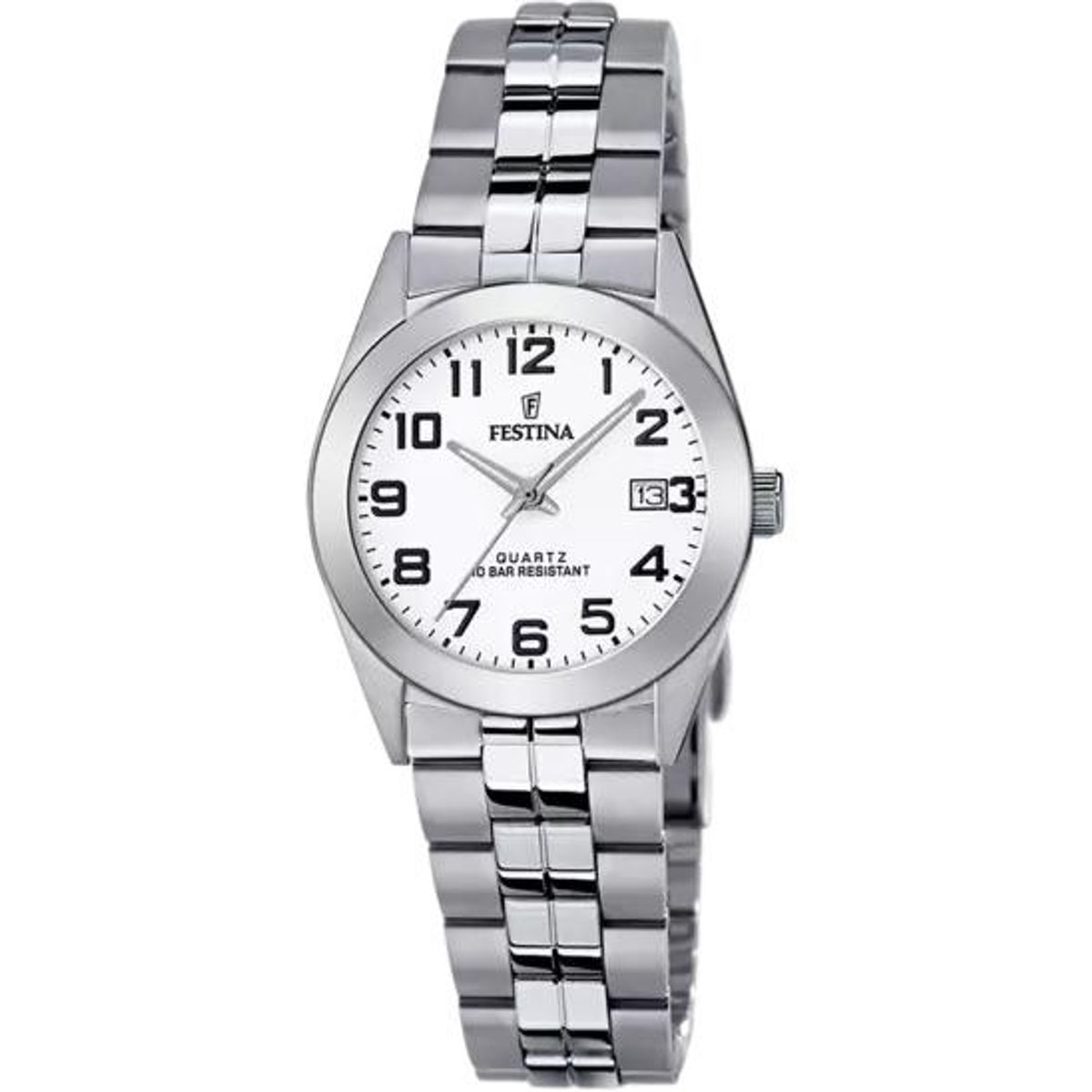 Festina Classic Hvit/Stål Ø28mm F20438-1