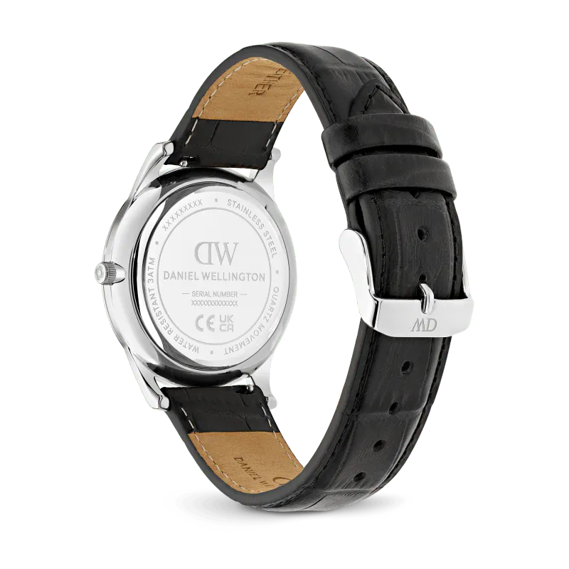 DW PATHFINDER HERREKLOKKE MED SORT REM (39MM)