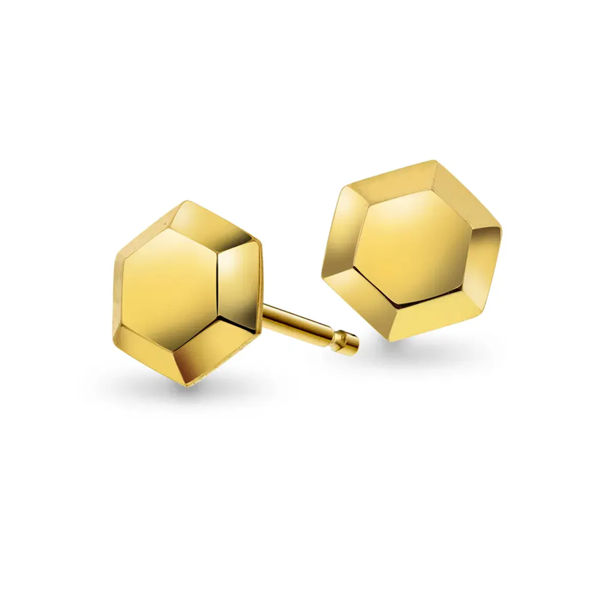 Øredobber i 585 gult gull