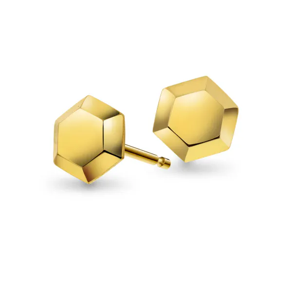 Hovedbilde Øredobber i 585 gult gull