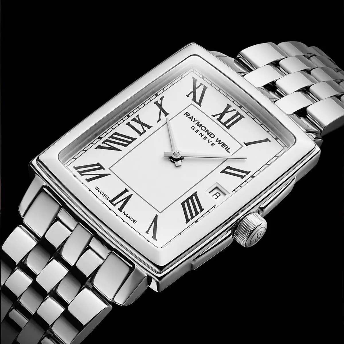 Raymond Weil Toccata Herre 37x29mm Stål /Hvit
