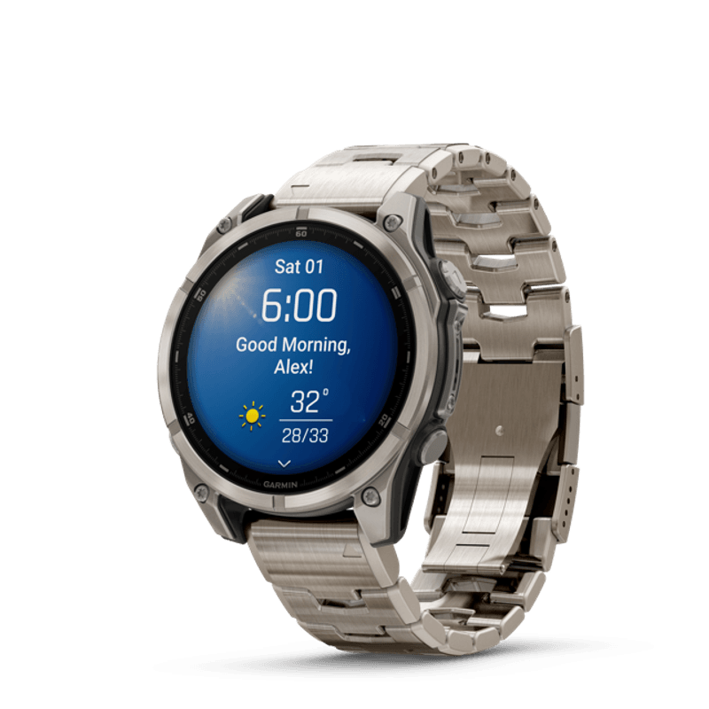 Garmin fēnix® 8, AMOLED Ø47 mm + ekstra rem