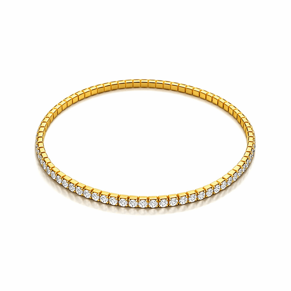 Hovedbilde PILGRIM ARASH armbånd med krystaller, gullbelagt  ...