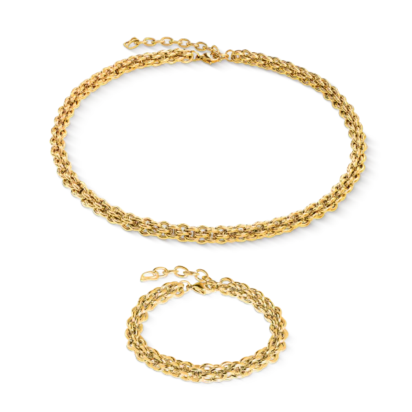 Hovedbilde Coeur de Lion sett- halskjede + armbånd - ...