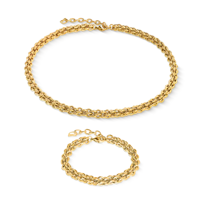Hovedbilde Coeur de Lion sett- halskjede + armbånd - ...