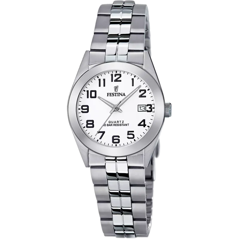 Festina Ø28mm 50m' Hvit/Stål 