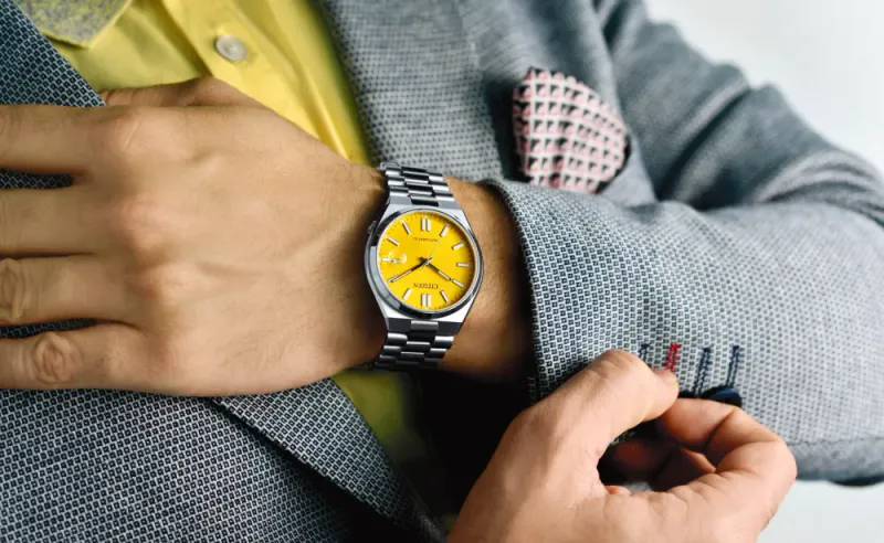 Citizen Tsuyosa Automatic Stål / Gul 40mm- NJ0150-81Z