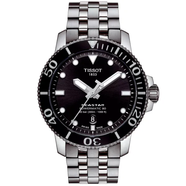 Hovedbilde Tissot Seastar 1000 Powermatic 80 Ø43mm Sort