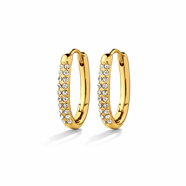 Hovedbilde PILGRIM AMIRI øredobber med krystaller, ...