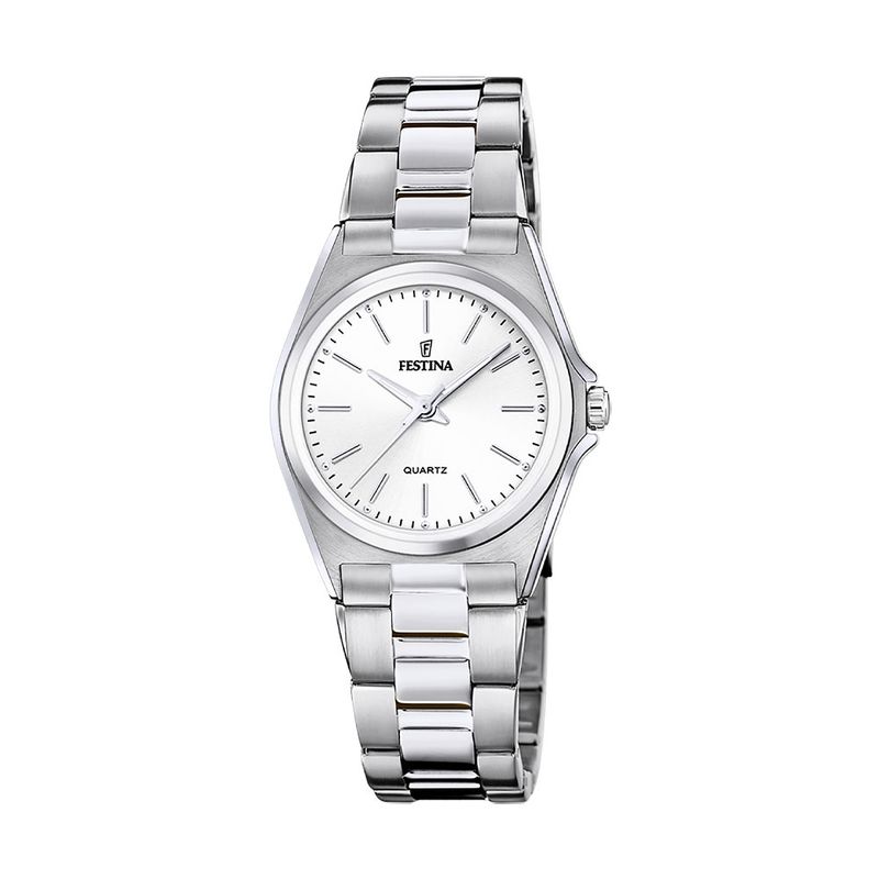 Festina, dame, lenke, hvit skive - 5 ATM, Ø31mm