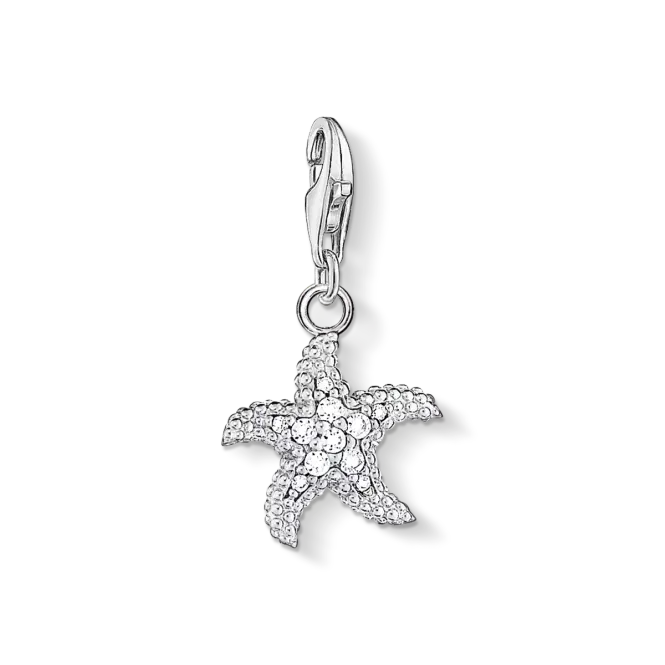 Hovedbilde THOMAS SABO charm, Sjøstjerne i sølv med zirkonia