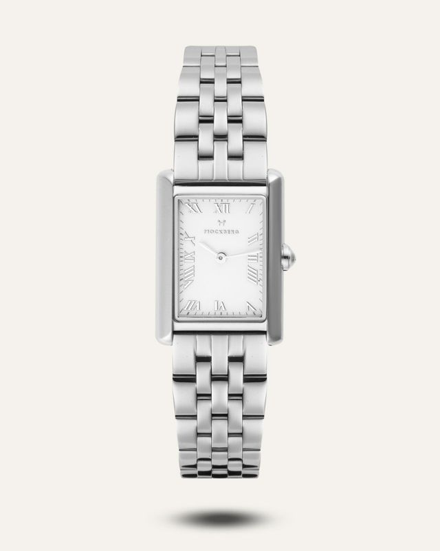 Mockberg Unisex - Timeless Grand Stål / Hvit 23x31mm