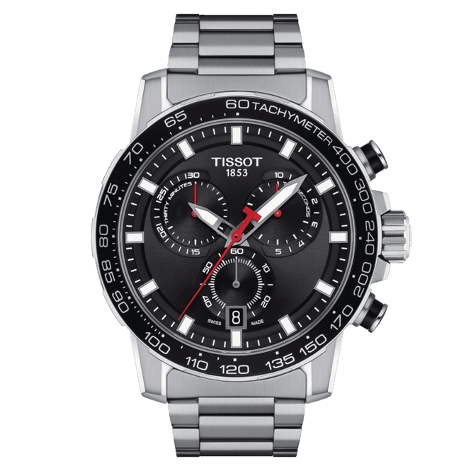 Hovedbilde Tissot Ø46mm, Supersport Chrono, 100m' Sort