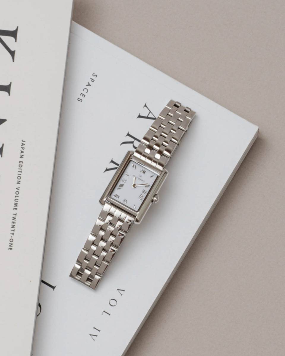 Mockberg Unisex - Timeless Grand Stål / Hvit 23x31mm