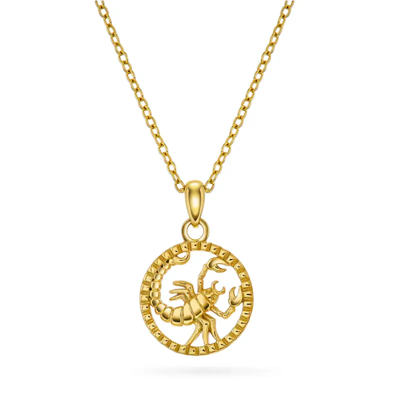 Smykke i forgylt sølv SKORPIONEN (24.okt - 22.nov)