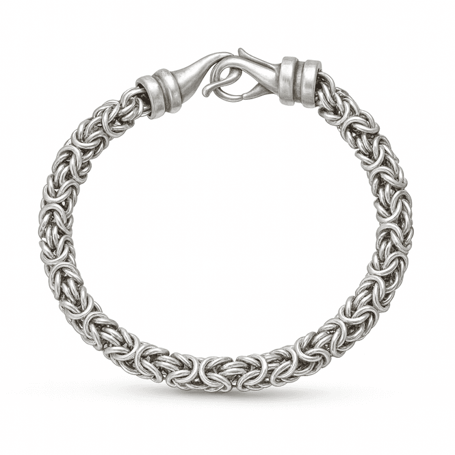 Hovedbilde SANDER kraftig armbånd i stål- 22cm