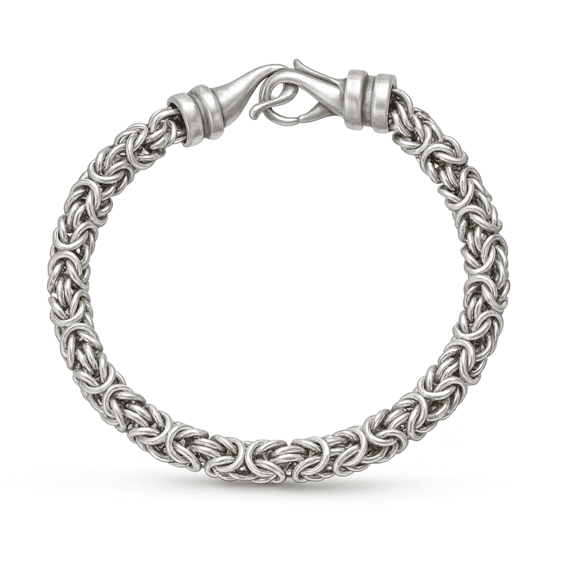 SANDER kraftig armbånd i stål- 22cm