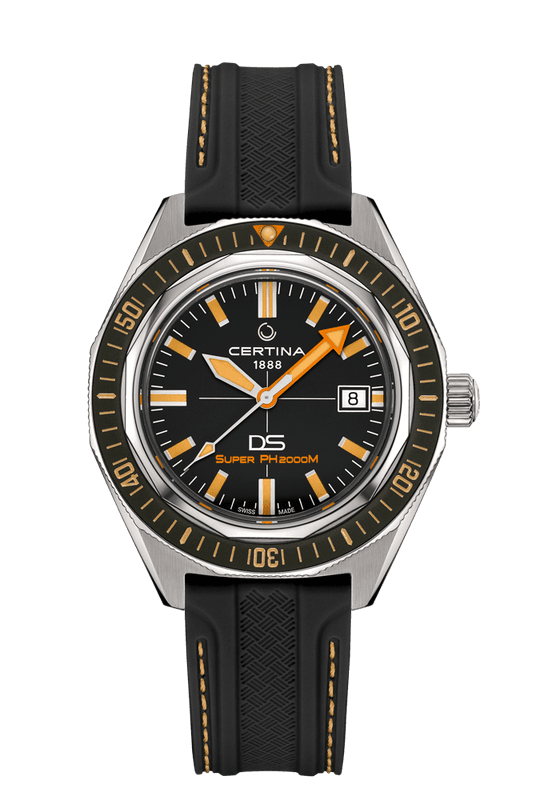 Certina DS Super PH2000M STC Aut Titanium Ø43mm, Sort
