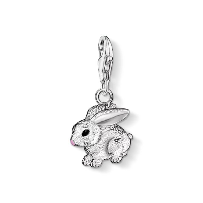 Hovedbilde THOMAS SABO charm- søt liten kanin i sølv