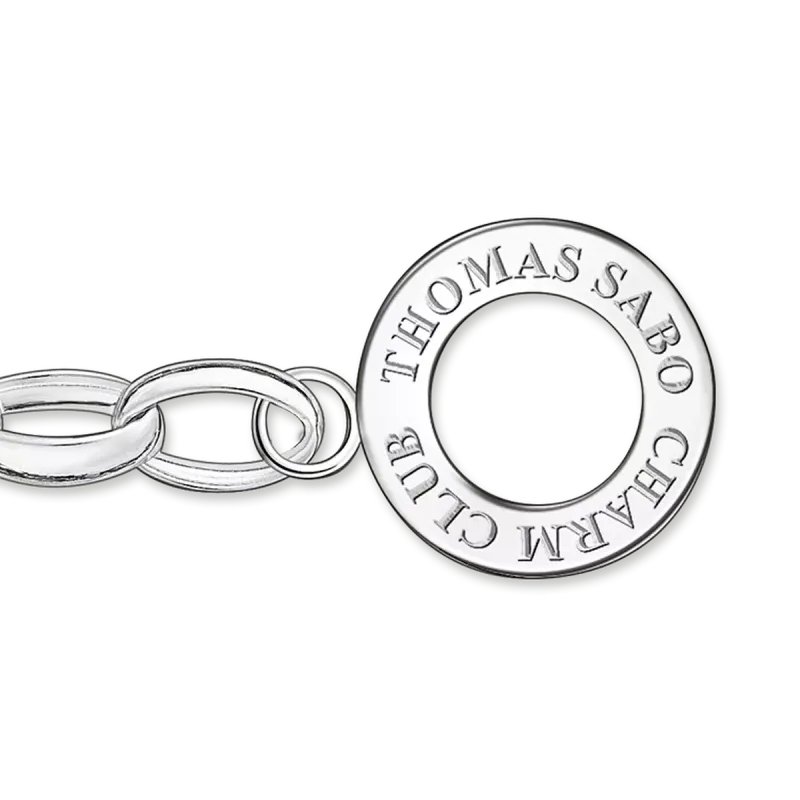 THOMAS SABO 18cm, charms- armbånd i sølv